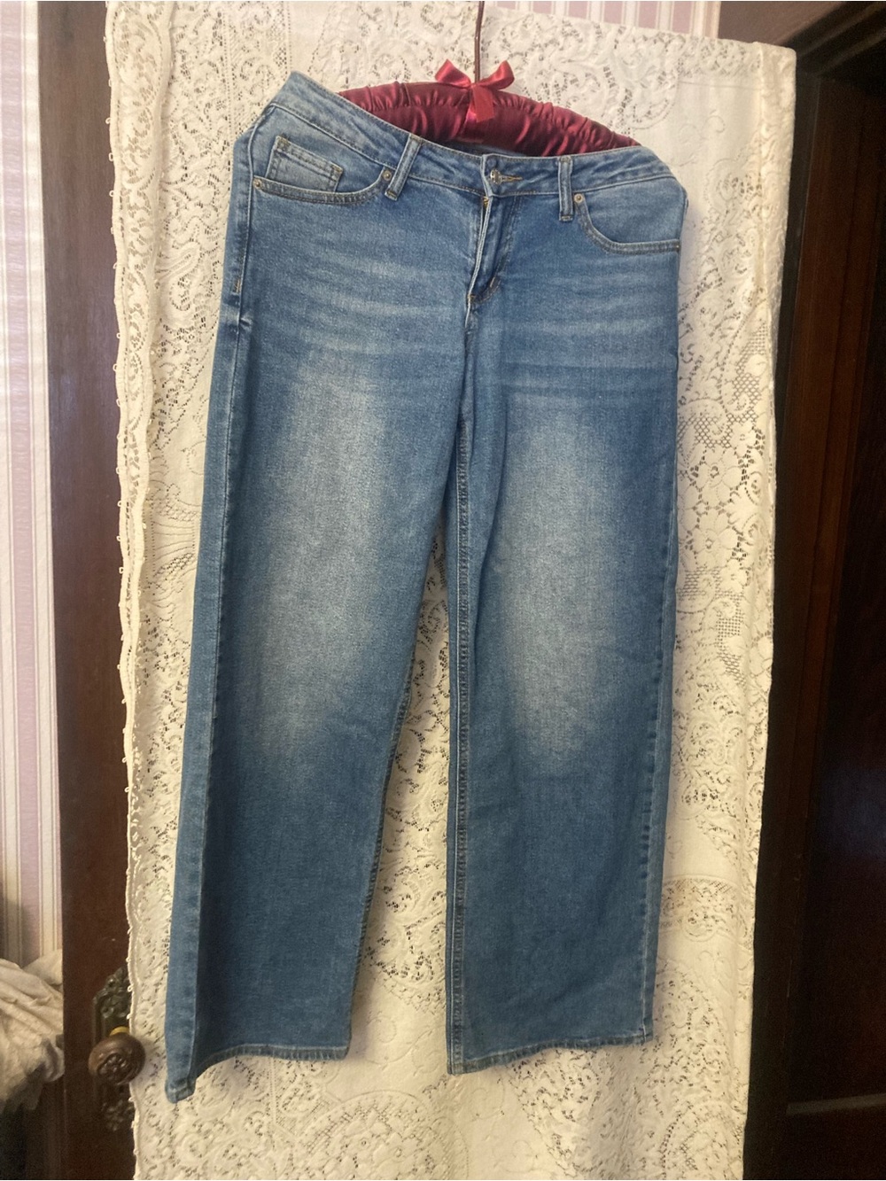 S.O.N.G. Wide Leg Medium Wash Jeans (7/28)